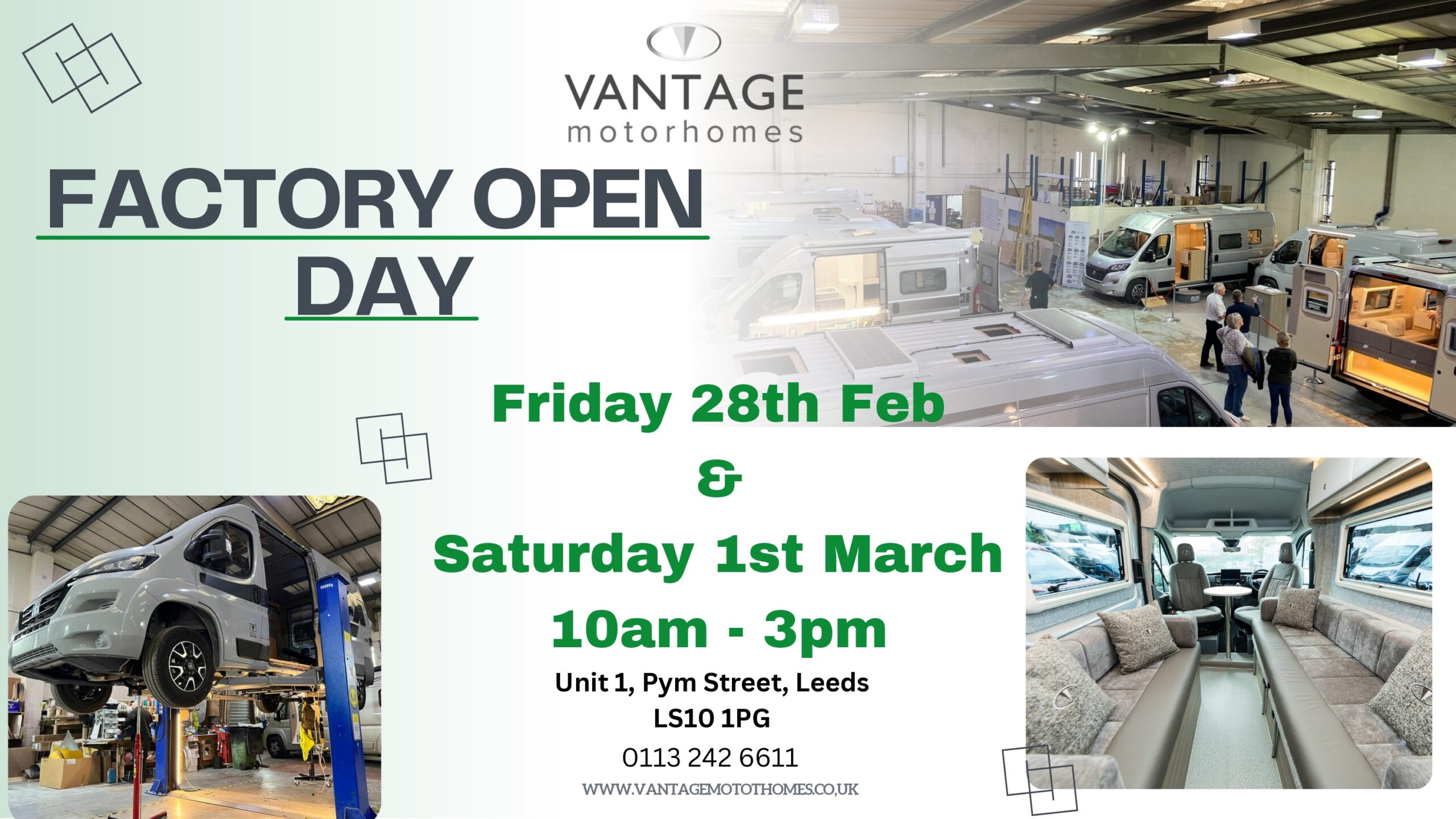 Factory Open Days &#8211; February &#038; March